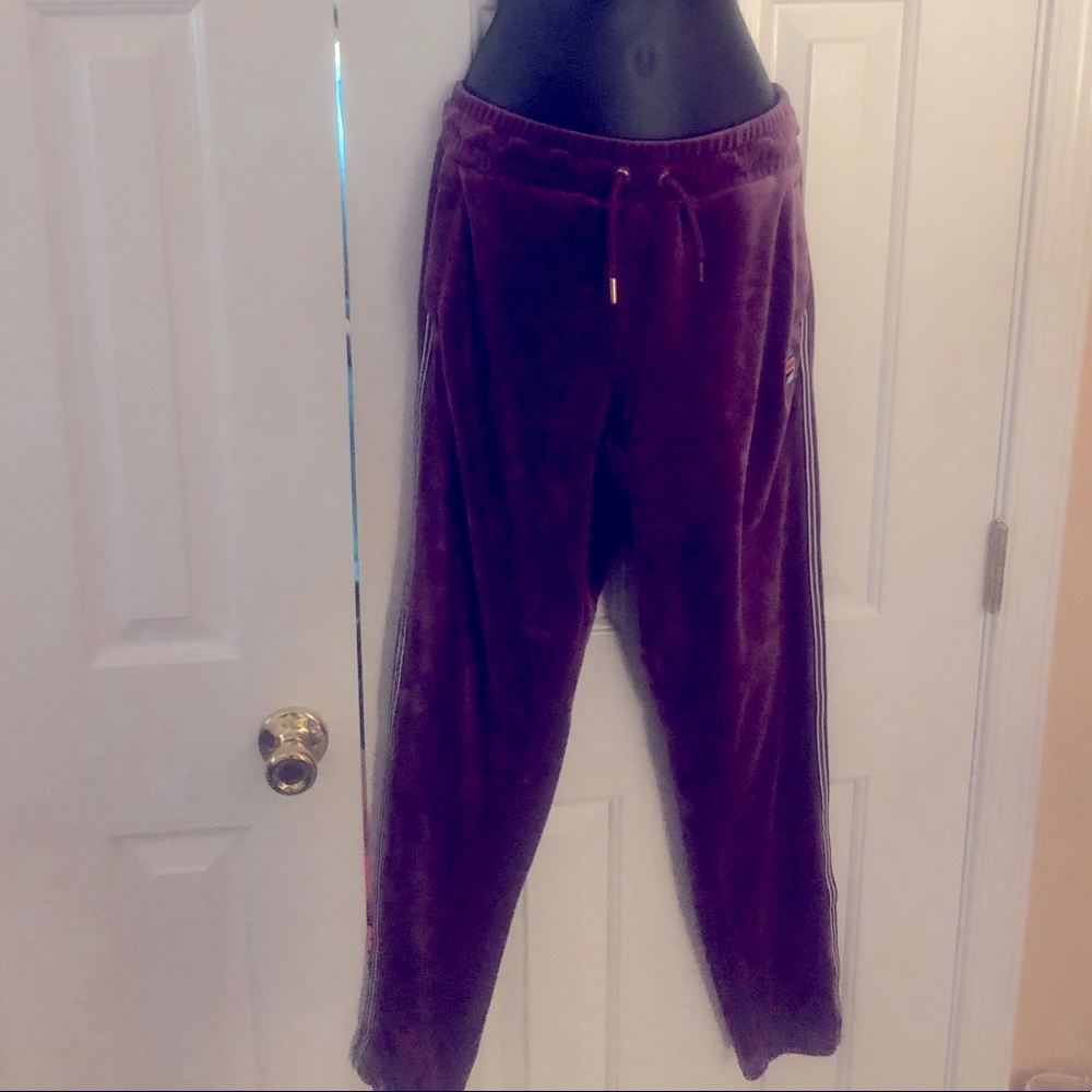 Sale Fila Velour Tracksuit Pants
